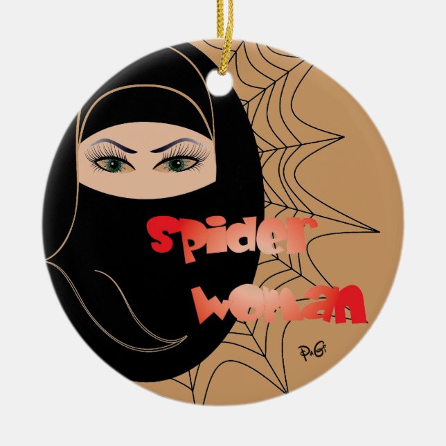 Spinnen - Frau / Ornament (Front)