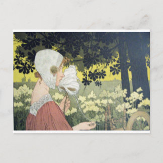SPINNER BRODEUSE POSTCARD