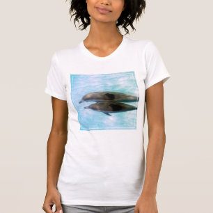 Spinner Dolphins Oahu Hawaii T-Shirt
