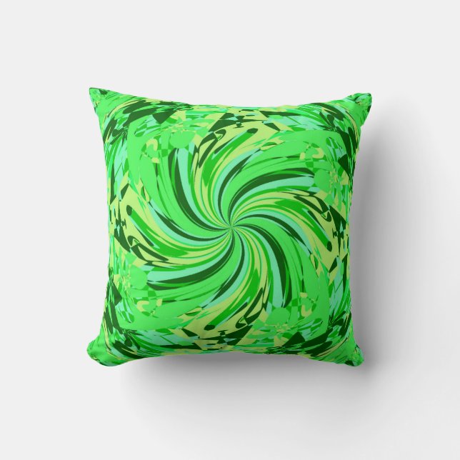 Spinner Rainbow Collection Throw Pillow (Front)