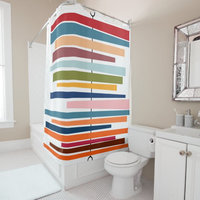 Spinners  shower curtain (In Situ)
