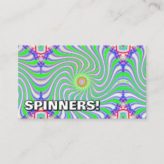 SPINNERS! (you may change the words) Business Card