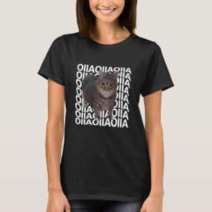 Spinning Cat Meme Oiiaoiia Silly Cat Meme Cat Love T-Shirt