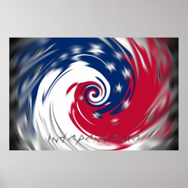 Spinning Circle of Independence Poster (Front)