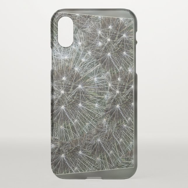 Spinning dandelion puff uncommon iPhone case (Back)