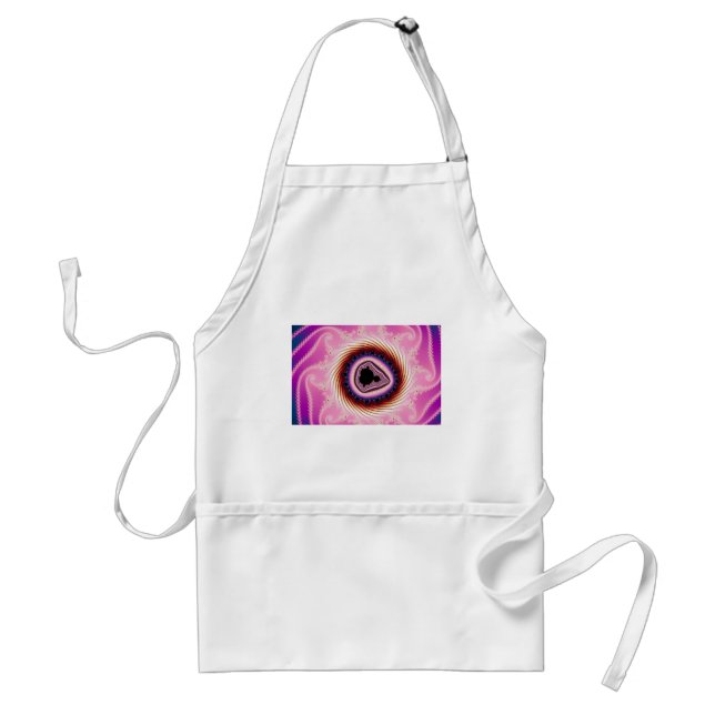 Spinning fast - Fractal Adult Apron (Front)