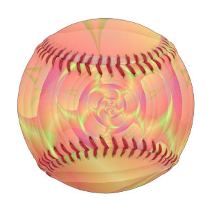 Spinning Horns in Pink and Yellow Baseball