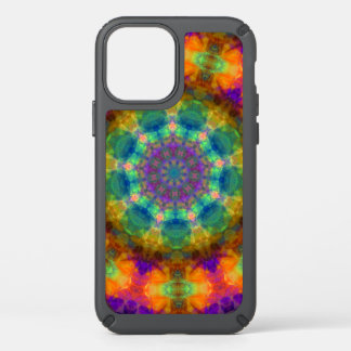 Spinning Kaleidoscope Rainbow Speck iPhone Case