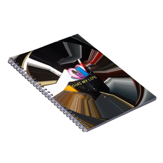 Spinning Office Essentials Modern Wall Decor      Notebook (Right Side)