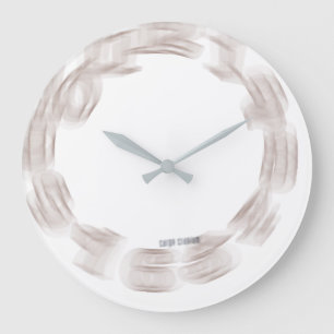 Spinning-Out-of-Control Geek Large Clock