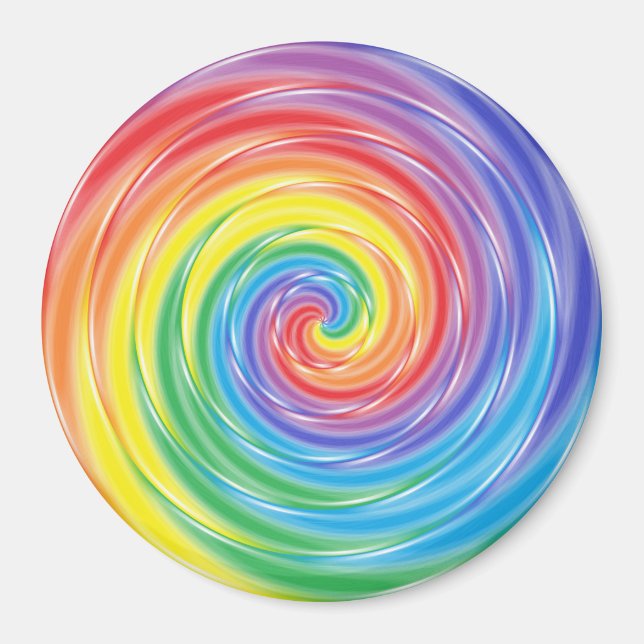Spinning Rainbow Magnet (Front)