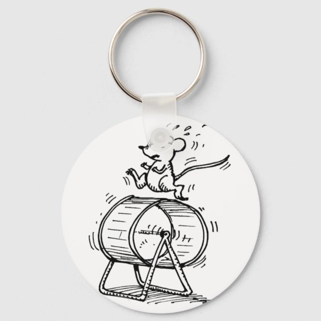 Spinning Rat Keychain (Front)