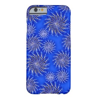 Spinning stars energetic pattern dark blue Case-Mate iPhone case