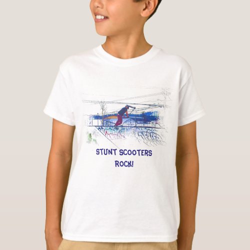 Spinning the Deck _ Stunt Scooter T_Shirt