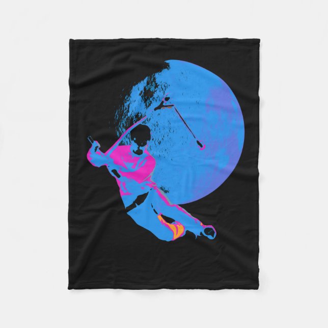 Spinning the Moon - Scooter Rider Fleece Blanket (Front)