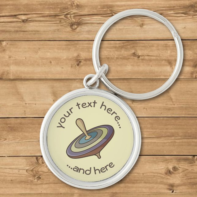 Spinning Top Keychain (Creator Uploaded)