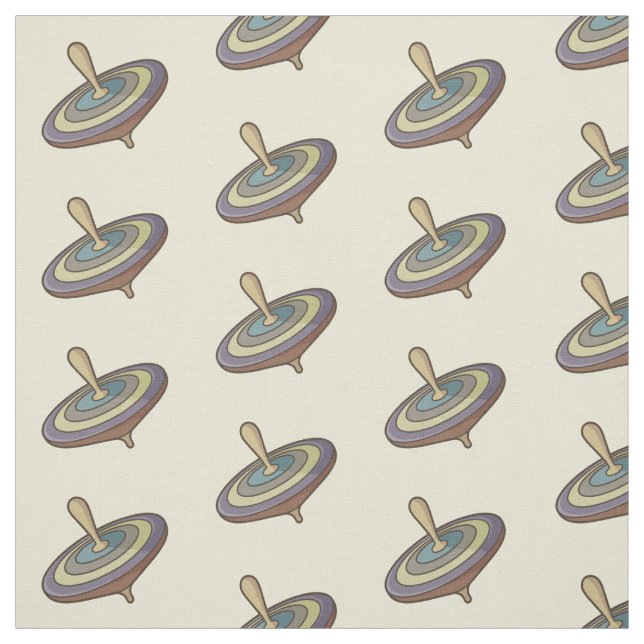 Spinning Top Pattern Fabric (Swatch)