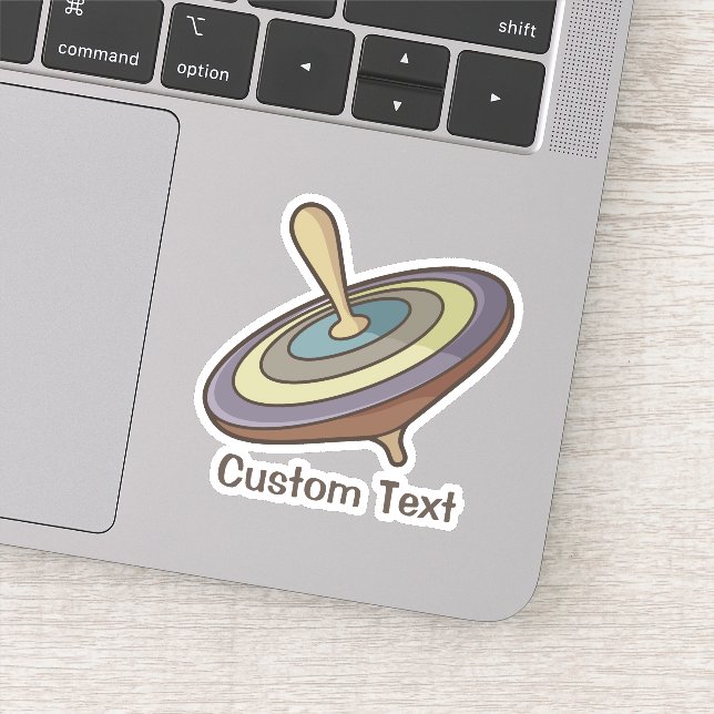 Spinning Top Sticker (Detail)