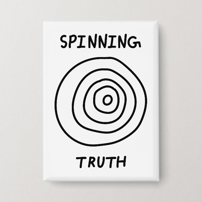 Spinning Truth Button (Front)