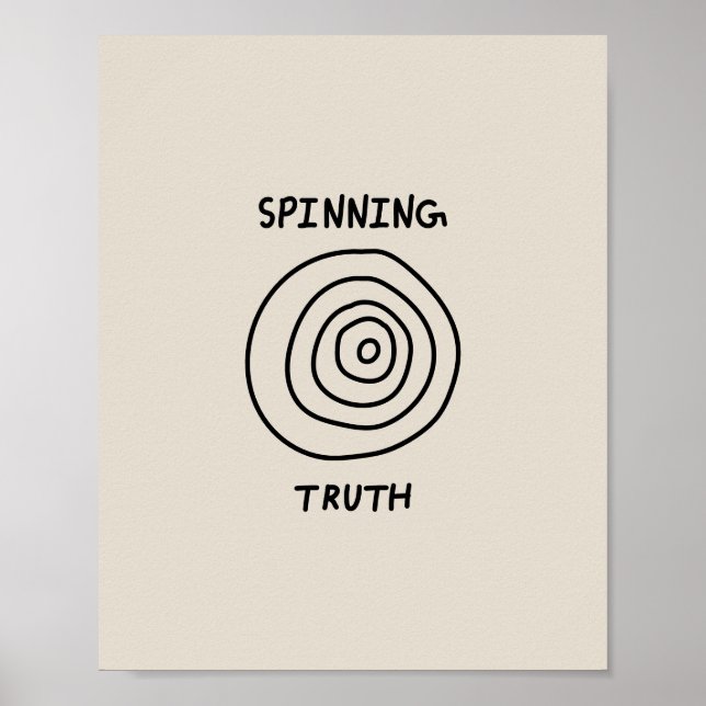 Spinning Truth Poster (Front)