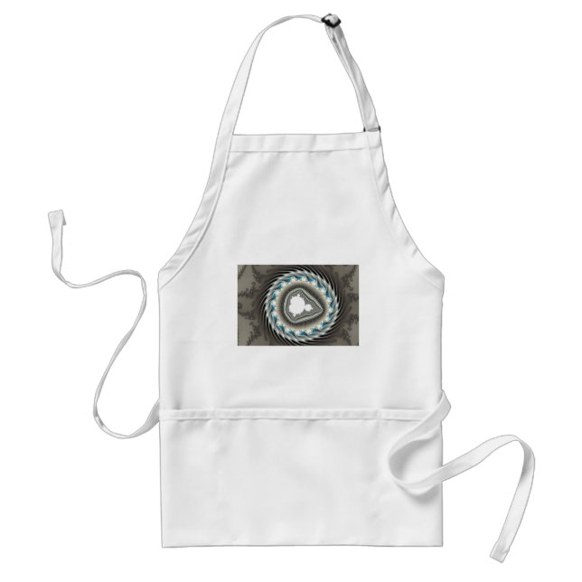 Spinning wheel - Fractal Adult Apron (Front)