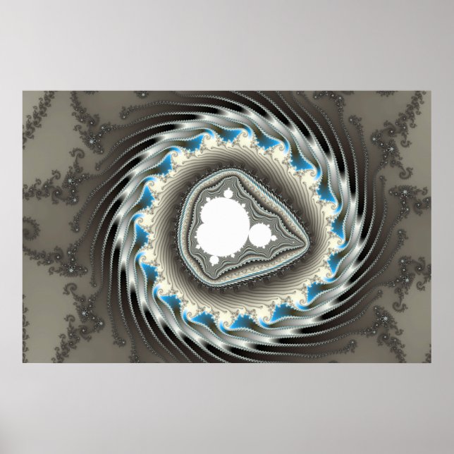 Spinning Wheel - Fractal Poster (Front)