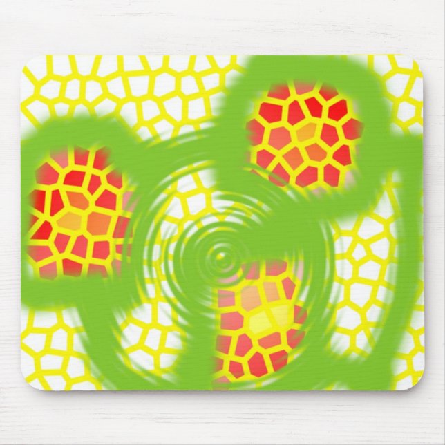 Spinning Wheel Mouse Pad (Front)