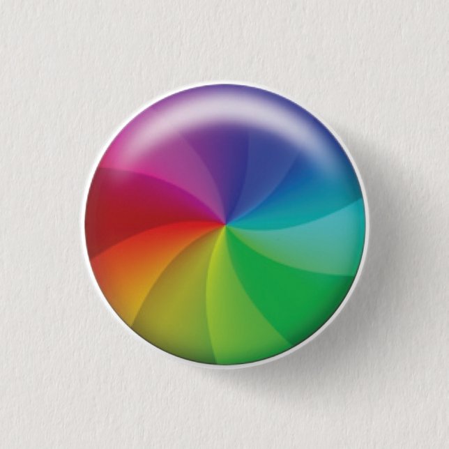 Spinning Wheel of Doom! Pinback Button (Front)