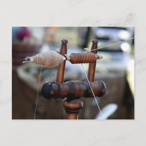 Spinning Wheel Postcard