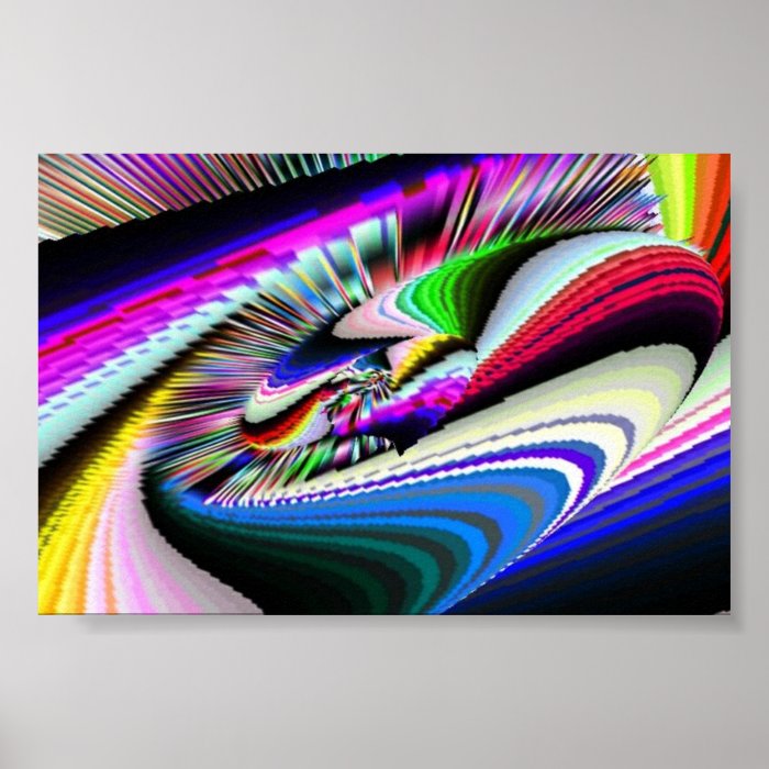 Spinning Wheel Psychedelic II Posters