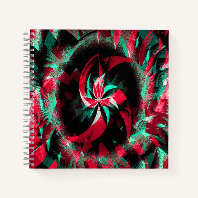 Spinning Yule wreath.... Notebook (Front)