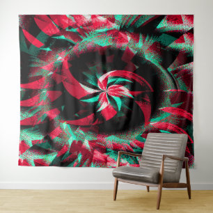 Spinning Yule wreath.... Tapestry