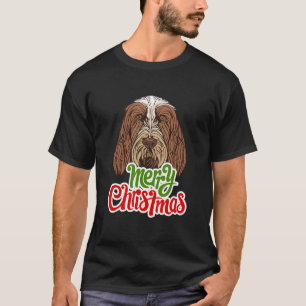 Spinone Italiano cute Christmas dog T-Shirt
