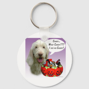 Spinone Italiano Halloween Candy Keychain