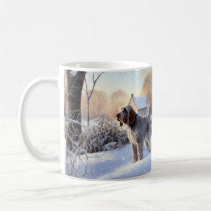 Spinone Italiano Let It Snow Christmas Coffee Mug