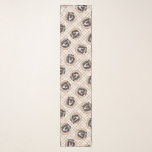 Spinone Italiano Painting Brown Roan Cute Dog Art Scarf