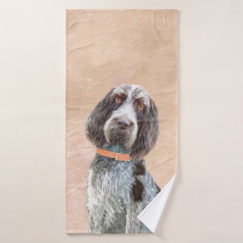 Spinone Italiano Painting _ Cute Original Dog Art Bath Towel Set