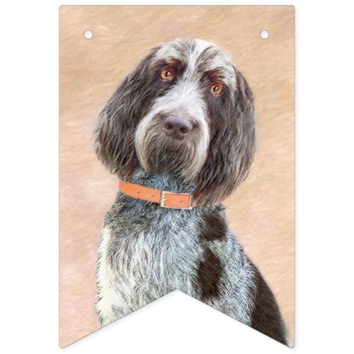 Spinone Italiano Painting _ Cute Original Dog Art Bunting Flags