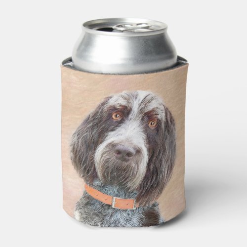 Spinone Italiano Painting _ Cute Original Dog Art Can Cooler