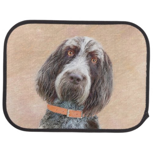 Spinone Italiano Painting _ Cute Original Dog Art Car Floor Mat