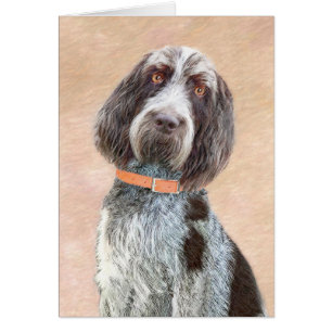 Spinone Italiano Painting - Cute Original Dog Art Cards
