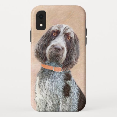 Spinone Italiano Painting _ Cute Original Dog Art iPhone XR Case