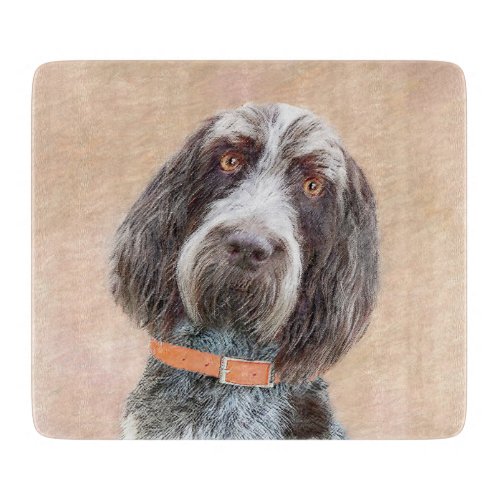 Spinone Italiano Painting _ Cute Original Dog Art Cutting Board