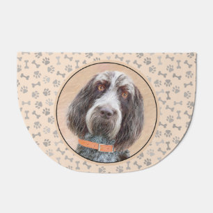 Spinone Italiano Painting - Cute Original Dog Art Doormat