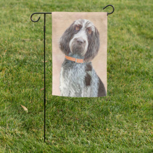 Spinone Italiano Painting - Cute Original Dog Art Garden Flag