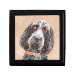 Spinone Italiano Painting - Cute Original Dog Art Gift Box