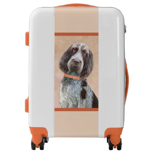 Spinone Italiano Painting _ Cute Original Dog Art  Luggage