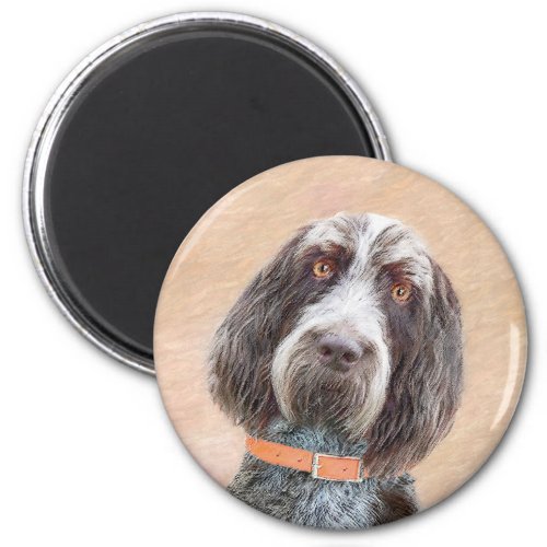 Spinone Italiano Painting _ Cute Original Dog Art Magnet