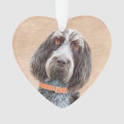 Spinone Italiano Painting _ Cute Original Dog Art Ornament