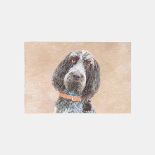 Spinone Italiano Painting _ Cute Original Dog Art Rug